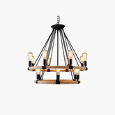 Vintage Chandeliers with Rope Detail